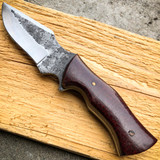 *Custom Engraving* 6" Blacksmith Carbon Skinner Micarta Fixed Blade Hunting Survival Knife w Sheath
