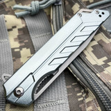 TAC-FORCE Military Tanto Pocket Knife Grey