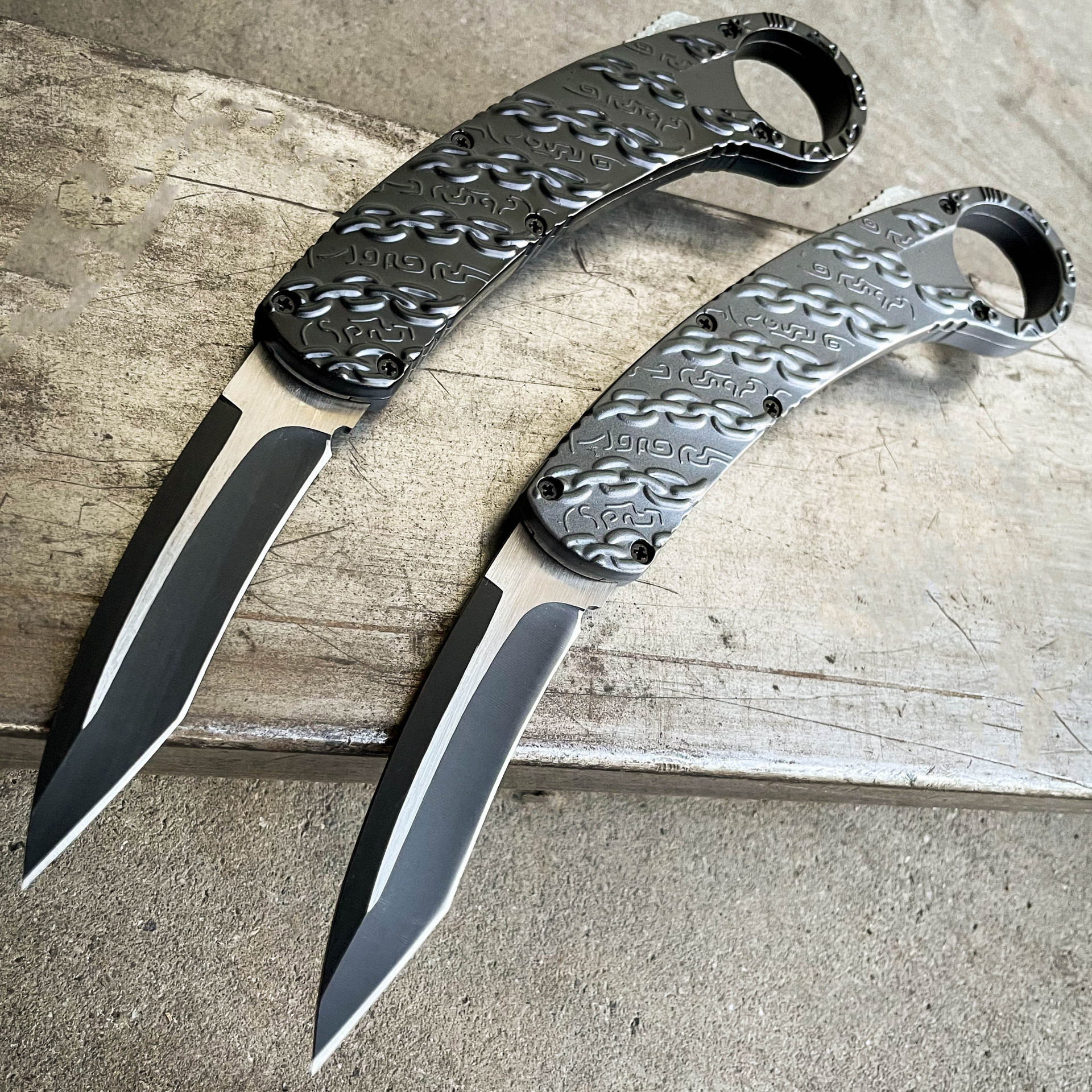 Raptor Claw Tactical Auto Karambit Dual Action OTF Knife MEGAKNIFE