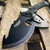 10" Fixed Blade Tactical Survival Axe Hunting Knife Hatchet Skinner Camping