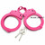 PINK DOUBLE LOCK NICKEL PLATED HEAVY DUTY STAINLESS STEEL HAND CUFFS + KEYS Real PINK DOUBLE LOCK NICKEL PLATED HEAVY DUTY STAINLESS STEEL HAND CUFFS + KEYS Real