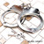 Professional Double Lock Nickel Plated Steel Police Handcuffs Security Defense Professional Double Lock Nickel Plated Steel Police Handcuffs Security Defense