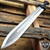 24" GLADIATOR GREEK Roman Dragon SWORD MACHETE Gladius Medieval w/ SHEATH SILVER