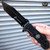 9" Mtech USMC Marines Tanto Military Spring Assisted Open Rescue Pocket Knife Black