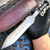 Hand Forged Railroad Spike Carbon Steel Hunting Dagger Knife Fixed Blade + Case