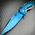 8.25" MTECH BLUE SPRING ASSISTED OPEN TACTICAL FOLDING POCKET KNIFE Blade