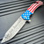 USA American Flag Patriotic 2nd Amendment Pocket Knife USA American Flag Patriotic 2nd Amendment Pocket Knife
