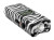 5000K Volt Stun Gun Rechargeable LED light Self Defense White ZEBRA