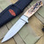 Faux Stag Hunter Fixed Blade 2.63in Plain Drop Point Faux Stag Hunter Fixed Blade 2.63in Plain Drop Point