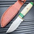 Green Mosiac Hunter Fixed Blade