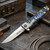 8" Silver Samurai Pocket Knife