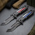 Wartech 8.5" Thin Blue Line Rescue Pocket Knife Police