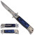 Sigma Ball Bearing Pocket Knife Blue Micarta