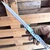 12" Falcon Big Boy Stiletto Spring Assisted Folding Pocket Knife - White Pearl Handle