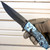8.5" Dark Moon Wolf Spring Assisted Folding Pocket Knife