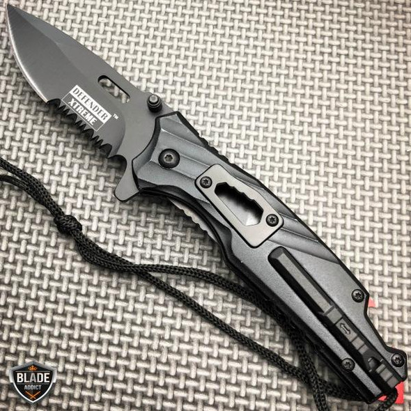 7.75" Military Tactical Spring Assisted Open Folding Blade Knife Multi-Tool NEW