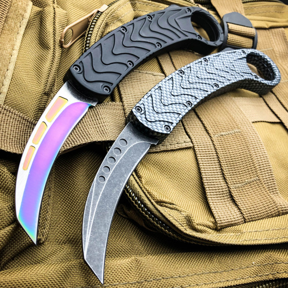 スポーツ TalonKnife Talon Auto Switchblade Karambit - MEGAKNIFE