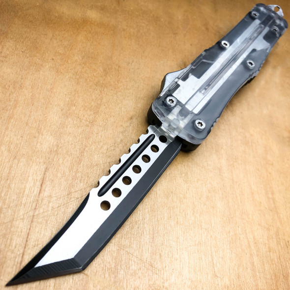 Delta Tanto OTF Auto Knife Clear TOP Transparent