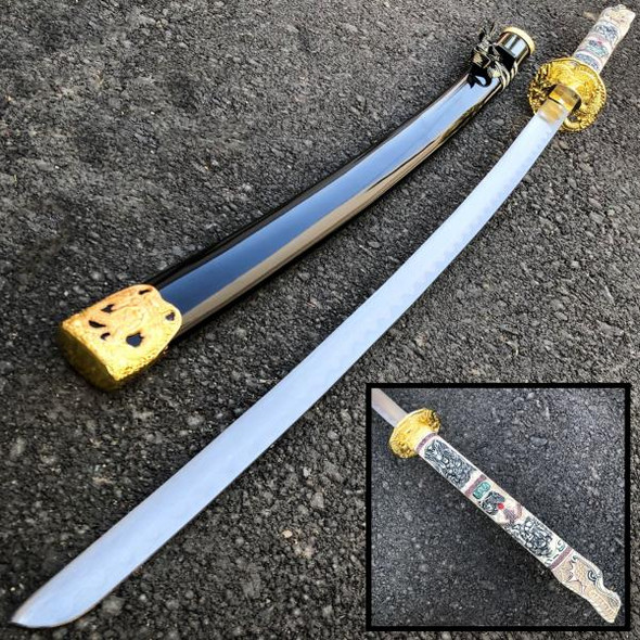 SWORD OF THE DRAGON SAMURAI NINJA KATANA SWORD