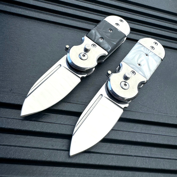 Mini Auto Swirl Pocket Knife