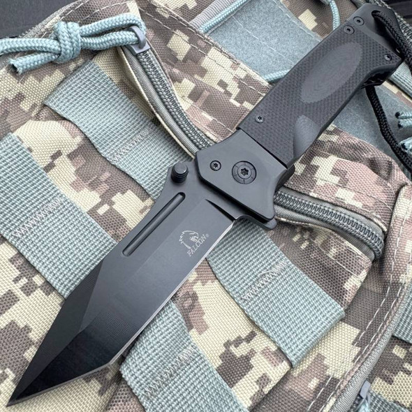 8.75" Outdoor Survival Tanto Blade Pocket Knife