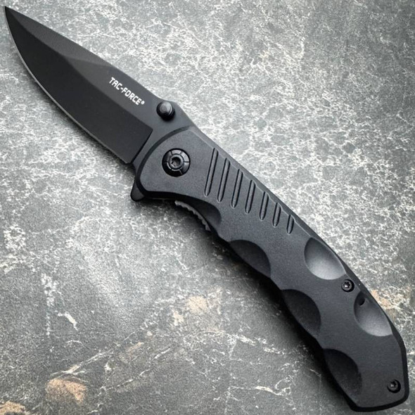 8" Black EDC Pocket Knife