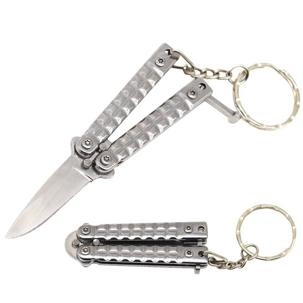 Quicky Keychain Butterfly Knife Mini Novelty Balisong Cool Gift