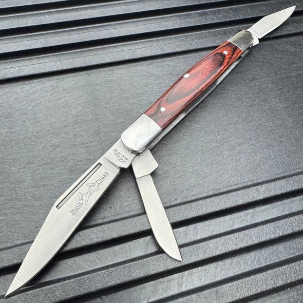 3.5″ 3 BLADE WHITTLER KNIFE Stockman