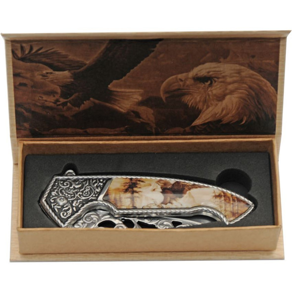 Wilderness Collectible Framelock Pocket Knife