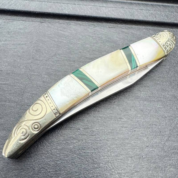 Toothpick Folding Knife Mother Of Pearl