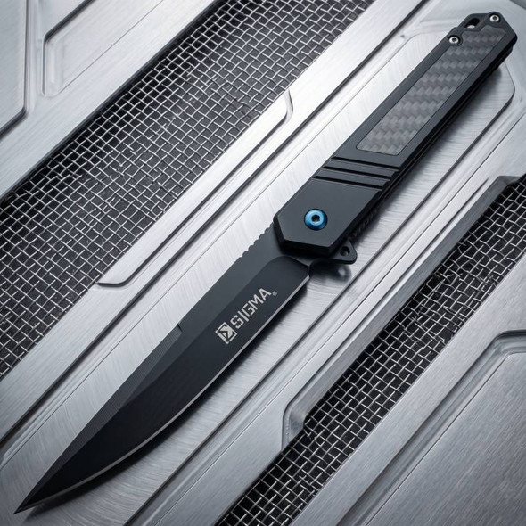 Sigma Ball Bearing Black Pocket Knife