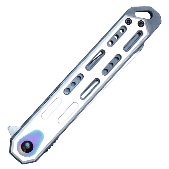 Wartech - 8.5" Chrome | Spring Assisted Pocket Knife