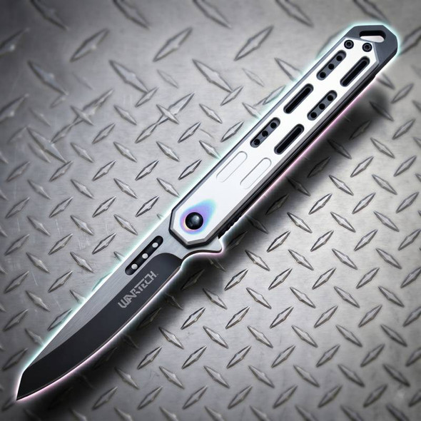 Wartech - 8.5" Chrome | Spring Assisted Pocket Knife