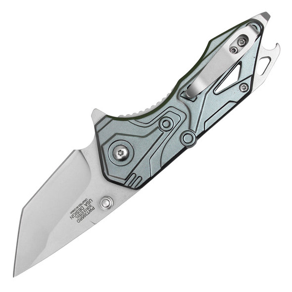 6.5" Wartech Spring Assisted Bottle Opener Pocket Knife
