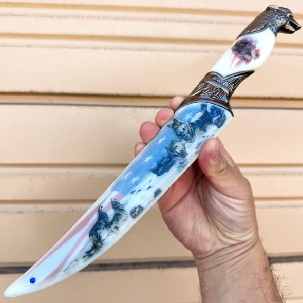 Unsharpened Wolf Dagger Style Blade (Choose An Option)