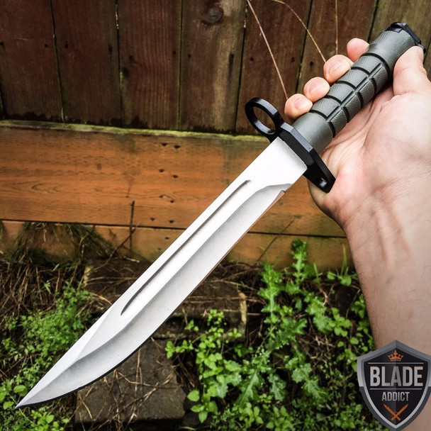 13.5" M9 Bayonet CSGO Counter Strike US Military Tactical Combat Hunting Knife Fixed Blade Rambo