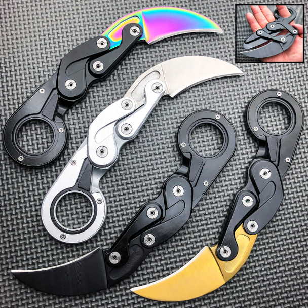 Self Defense Quick Folding Karambit Knife