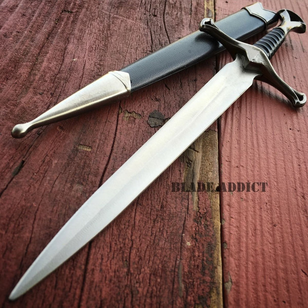 13.5" KING ARTHUR MEDIEVAL ORNATE HISTORICAL FANTASY DAGGER Short Sword Knights