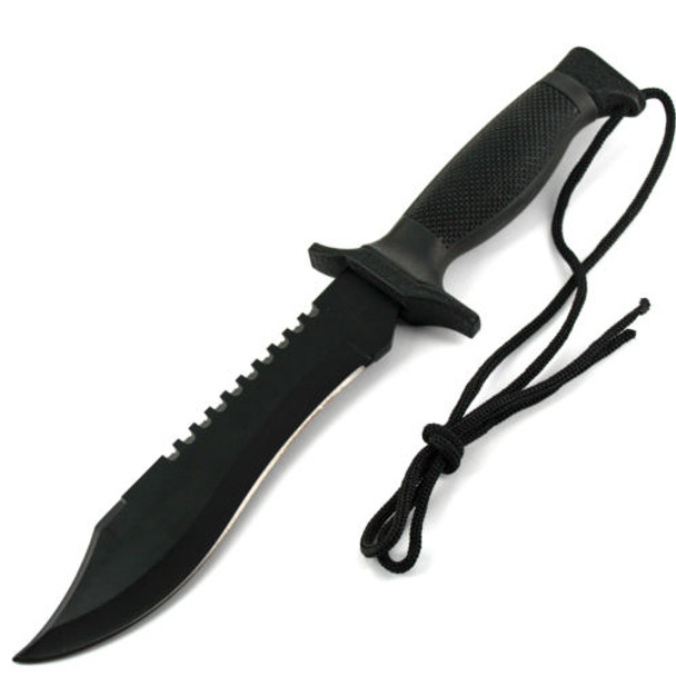 12" CSGO Hunting Military Survival Combat Fixed Blade BOWIE Knife w/ Sheath