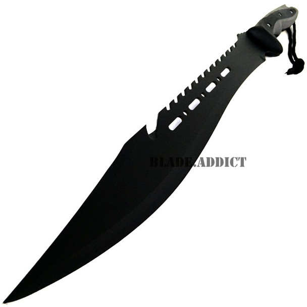 25" Black Full Tang Jungle Hunter Machete 