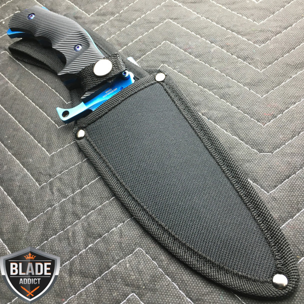 11" CSGO Huntsman Blue Fixed Blade