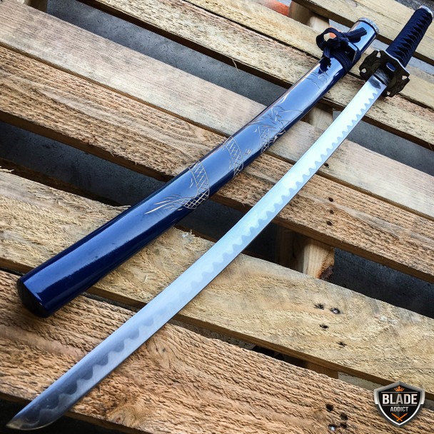 Japanese Samurai Sword KATANA High Ninja Blade Dragon Tang Machete