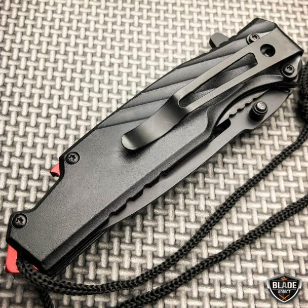 7.75" Military Tactical Spring Assisted Open Folding Blade Knife Multi-Tool NEW