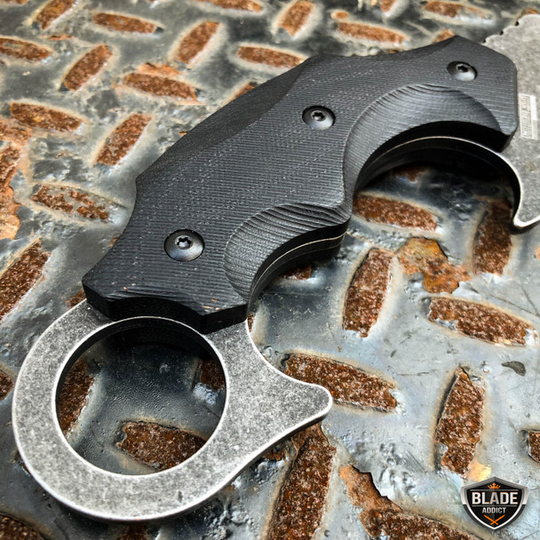 8" Tactical Raptor Claw Knife Karambit Talon Fixed Blade Hunting Hawkbill NEW