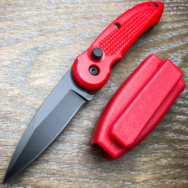 Everyday Carry Mini Covert Auto Black Pocket Knife New