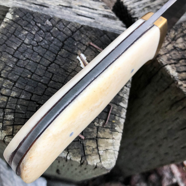 7.5" Drop Point Skinning Knife Hunting Survival Fixed Blade Full Tang