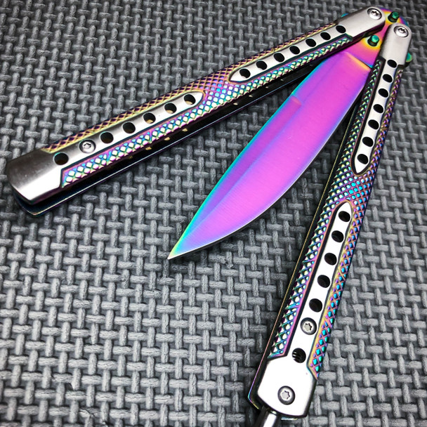 The Vertigo Butterfly Balisong Spear Point Knife