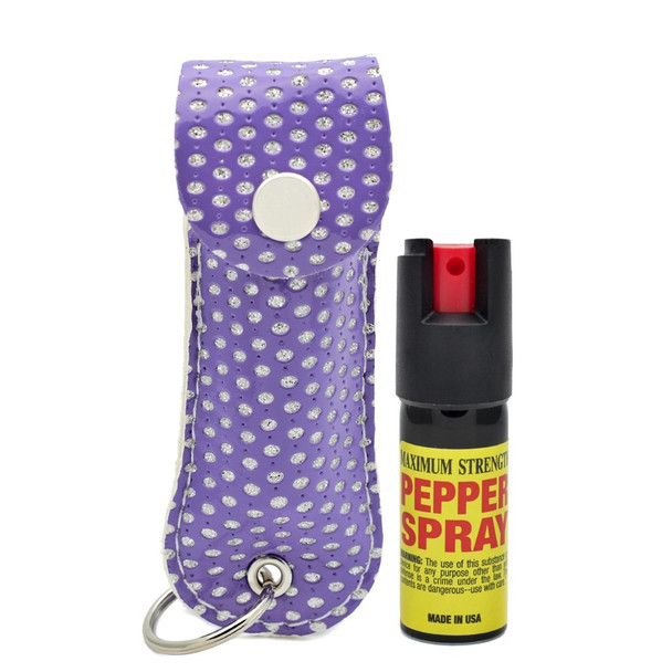 Self Defense Pepper Spray - 1/2 oz Compact Size Maximum Strength Police Grade Formula Best Self Defense Tool