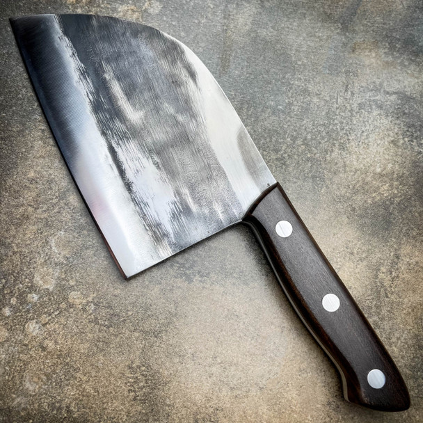 Butcher Knife Handmade Forged Kitchen Chef Knives Carbon Steel Butcher Cleaver