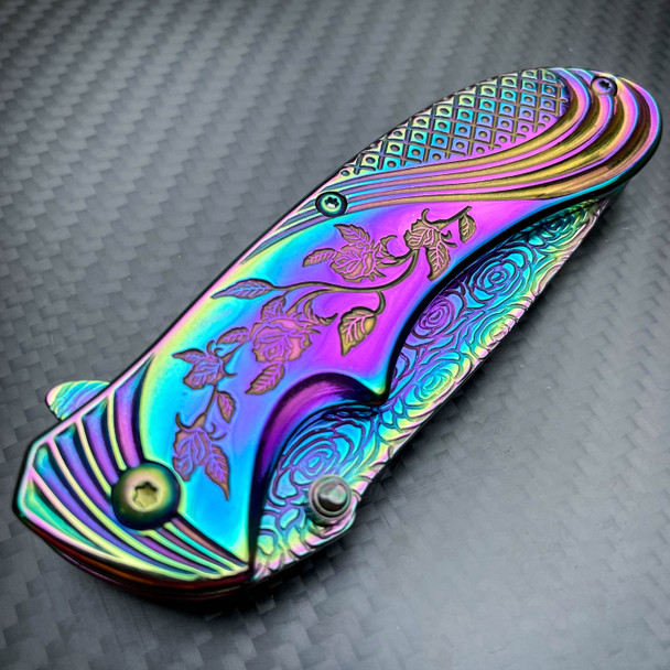 Femme Fatale Ladies Rainbow Knife